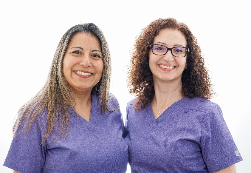 Two members of our team